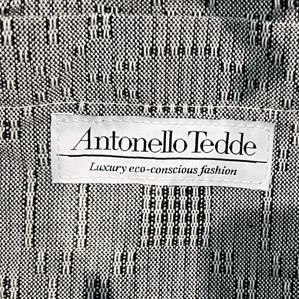 Antonello Tedde Woven Handbag Black Grey